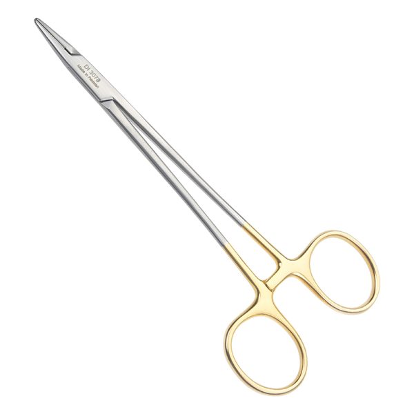 Halsey Needle Holder Smooth Tc Tip 15cm
